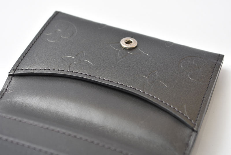 ルイヴィトン コインケース/カードケース LOUIS VUITTON ラドロー M65122 モノグラムマット ノワール【中古】