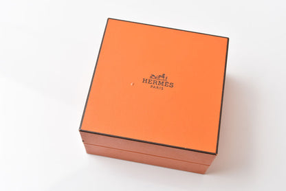 エルメス バングル/ブレスレット HERMES エマイユGM バングル ブラック/ゴールド 馬モチーフ【中古】
