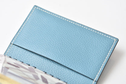 エルメス アジェンダプチ/手帳カバー/ダイアリー/カードケース HERMES ヴィンテージ トゴ ブルージーン □I刻印【中古】