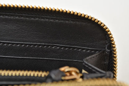 クロエ 財布/長財布 Chloe 財布 ファスナー式 レザー ボウ BLACK/ブラック 3P0290-H2M リボン【中古】