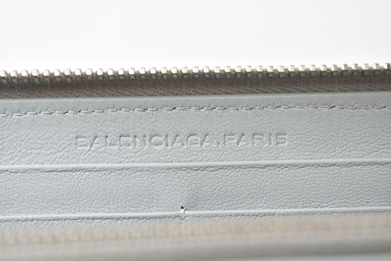 バレンシアガ 財布 BALENCIAGA 長財布/クラシックコンチネンタル 286092 ヴィンテージ ライトグレー【中古】