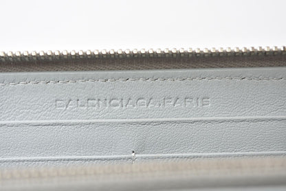 バレンシアガ 財布 BALENCIAGA 長財布/クラシックコンチネンタル 286092 ヴィンテージ ライトグレー【中古】