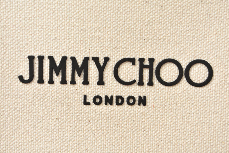 ジミーチュウ 未使用 ミニ N/S ショルダーバッグ/クロスボディバッグ 2WAY キャンバス/レザー Jimmy Choo MINI N S TOTE レディース【中古】