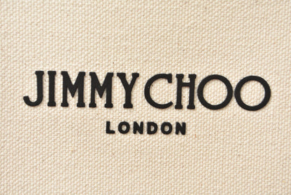 ジミーチュウ 未使用 ミニ N/S ショルダーバッグ/クロスボディバッグ 2WAY キャンバス/レザー Jimmy Choo MINI N S TOTE レディース【中古】