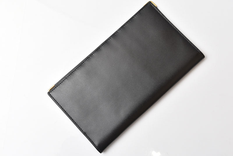 ダンヒル 財布/札入れ dunhill 長財布 メンズ ブラック レザー ロゴ 【中古】