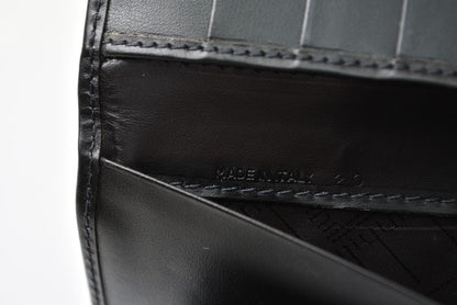 ダンヒル 財布/札入れ dunhill 長財布 メンズ ブラック レザー ロゴ 【中古】