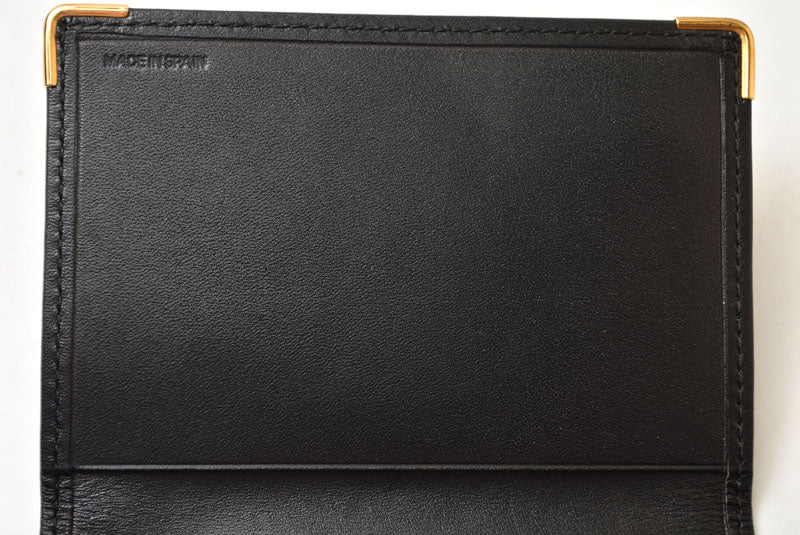ダンヒル カードケース/名刺入れ dunhill メンズ ブラック レザー ロゴ 【中古】