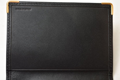 ダンヒル カードケース/名刺入れ dunhill メンズ ブラック レザー ロゴ 【中古】