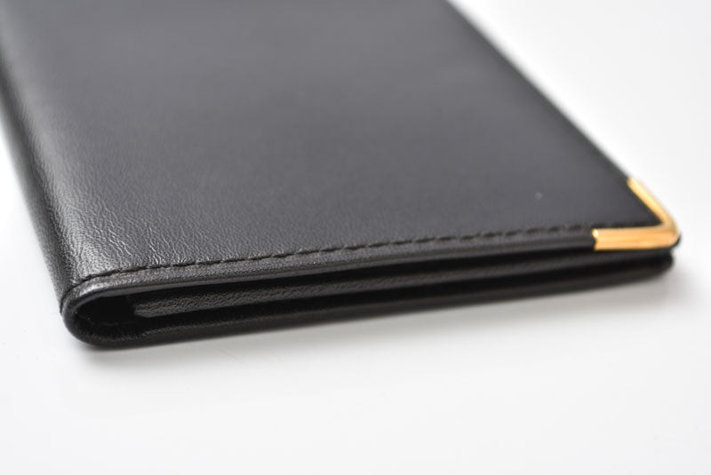 ダンヒル カードケース/名刺入れ dunhill メンズ ブラック レザー ロゴ 【中古】