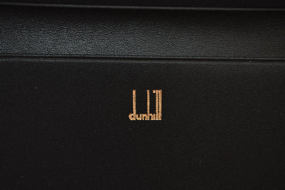 ダンヒル カードケース/名刺入れ dunhill メンズ ブラック レザー ロゴ 【中古】