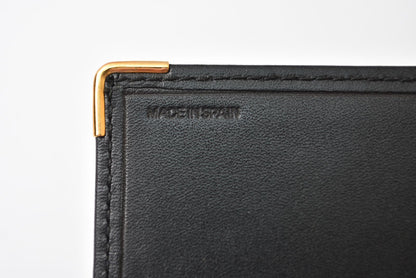 ダンヒル カードケース/名刺入れ dunhill メンズ ブラック レザー ロゴ 【中古】