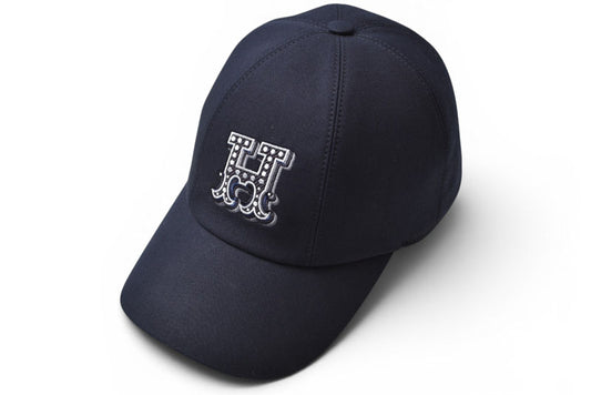 エルメス キャップ/帽子 HERMES キャップ セレナ Hエレクトリック サイズ57 コットン ネイビー メンズ/レディース【中古】