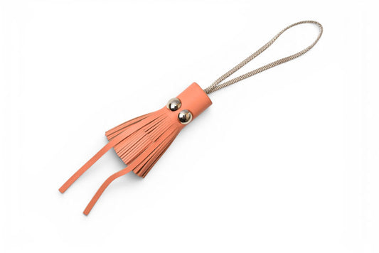 エルメス バッグチャーム/ストラップ/キーホルダー HERMES シルヴァニア SQUID/イカ プティアッシュ フラミンゴ オーナメント【中古】