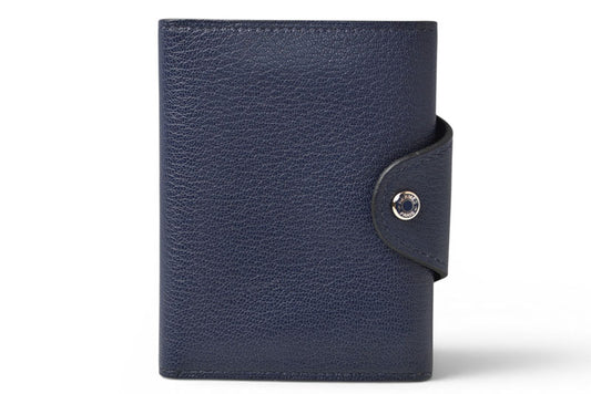 エルメス カードケース/コインケース/ミニ財布 HERMES イリアード コンパクト B刻印 ブルー・ニュイ【中古】