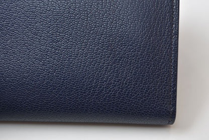 エルメス カードケース/コインケース/ミニ財布 HERMES イリアード コンパクト B刻印 ブルー・ニュイ【中古】