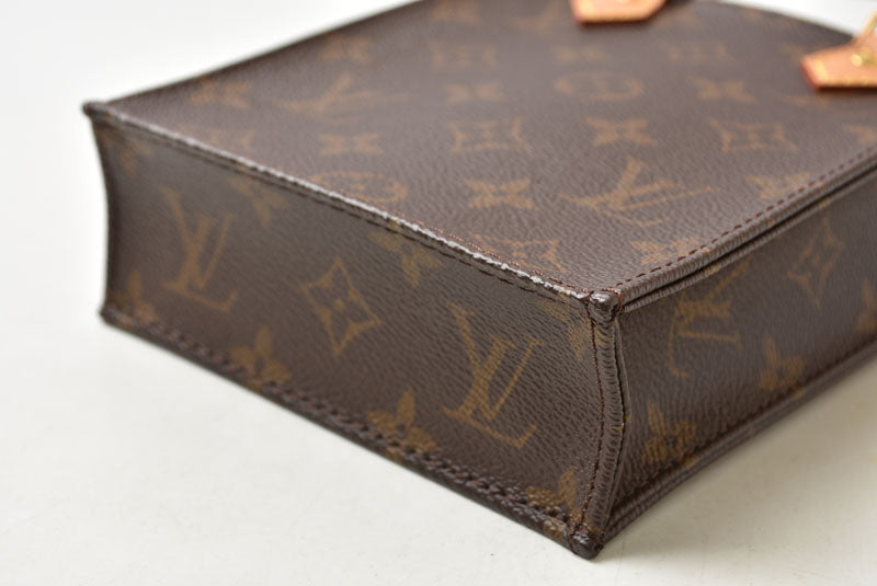 ルイヴィトン モノグラム LOUIS VUITTON プティット・サックプラ ハンドバッグ/ショルダーバッグ 2WAY M69442 ブラウン【中古】