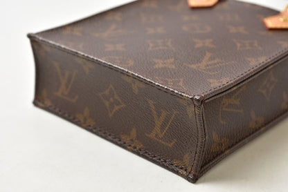 ルイヴィトン モノグラム LOUIS VUITTON プティット・サックプラ ハンドバッグ/ショルダーバッグ 2WAY M69442 ブラウン【中古】