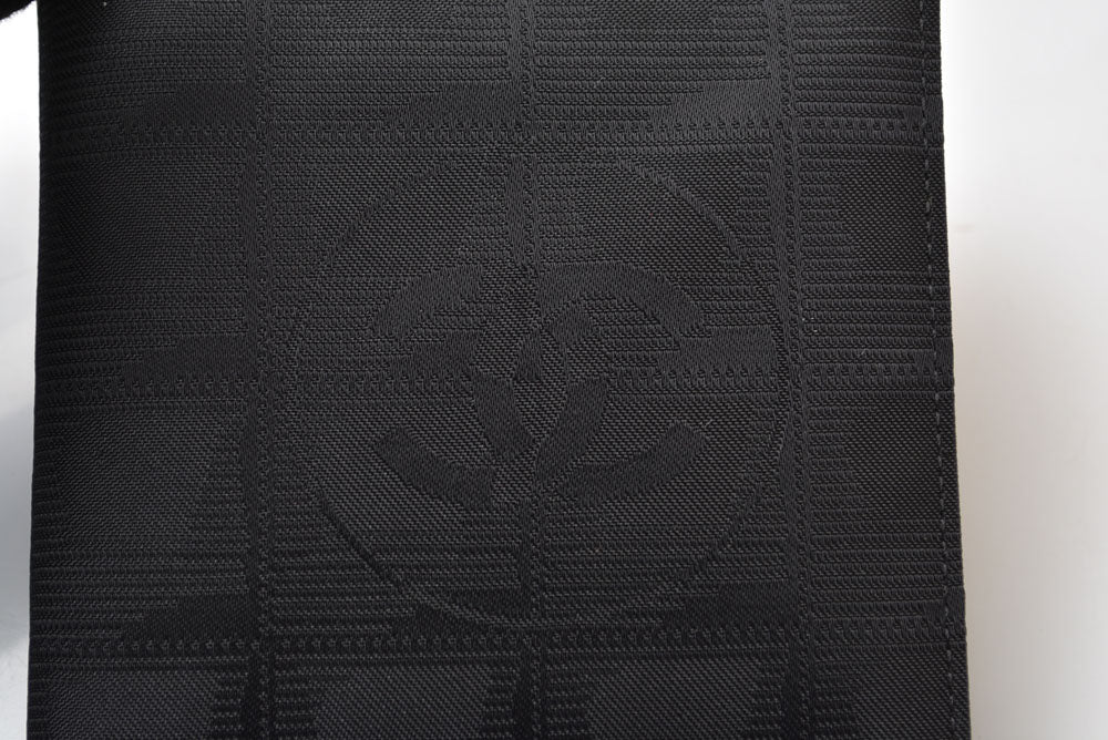 シャネル 二つ折り財布 CHANEL ヴィンテージ ニュートラベルライン ココマーク ブラック メンズ/レディース【中古】