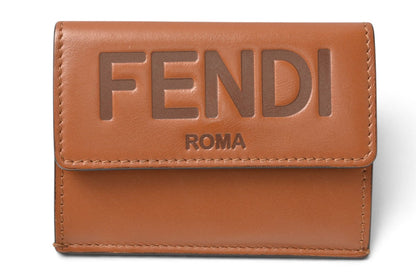 フェンディ 財布/ミニ財布 FENDI 三つ折り 8M0395 AAYZ F1CJY ソフトレザー/ブラウン【中古】
