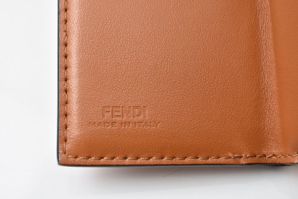 フェンディ 財布/ミニ財布 FENDI 三つ折り 8M0395 AAYZ F1CJY ソフトレザー/ブラウン【中古】