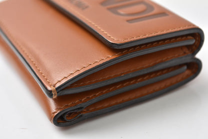 フェンディ 財布/ミニ財布 FENDI 三つ折り 8M0395 AAYZ F1CJY ソフトレザー/ブラウン【中古】