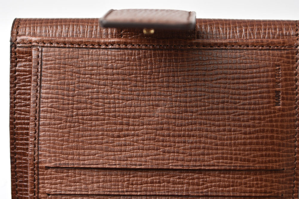 フェンディ 財布/二つ折 FENDI 折財布 8M0188 ZUCCA/ズッカ柄 ベージュ/ブラウン【中古】