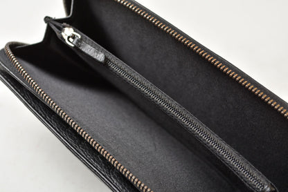 シャネル 財布 CHANEL ヴィンテージ 長財布 CCステッチ/ココマーク ブラック【中古】