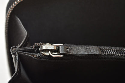 シャネル 財布 CHANEL ヴィンテージ 長財布 CCステッチ/ココマーク ブラック【中古】