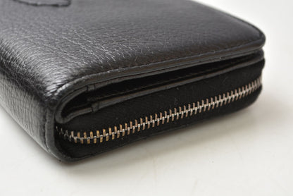 シャネル 財布 CHANEL ヴィンテージ 長財布 CCステッチ/ココマーク ブラック【中古】