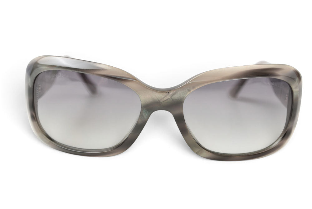 シャネル サングラス/アイウェア CHANEL ココマーク 5102 POLARIZED グレー 54□17 135 レディース【中古】