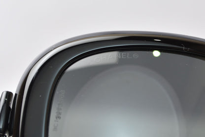 シャネル サングラス/アイウェア CHANEL ココマーク リボンモチーフ/ブラック 5170-A ブラック プラスチック レディース【中古】