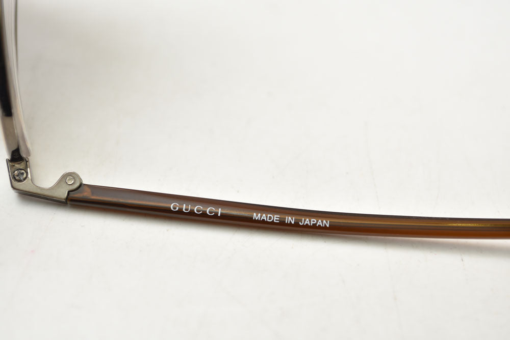 グッチ アイウェア/眼鏡/メガネ フレーム 近視用レンズ入 GUCCI GG9549J ブラウン【中古】