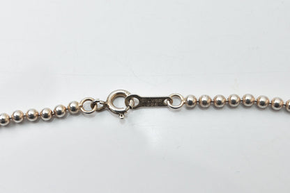 ティファニー ロングネックレス/ペンダント TIFFANY&Co. リターン トゥ ティファニー ハートタグ ボールチェーン SV925 シルバー レディース【中古】
