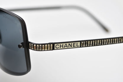 シャネル サングラス/アイウェア CHANEL 4123-B ブラック/ラインストーン レディース【中古】