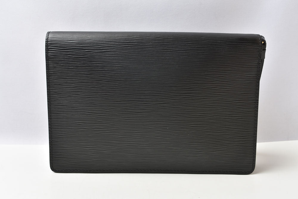 ルイヴィトン セカンドバッグ/クラッチバッグ ヴィンテージ LOUIS VUITTON エピ ポシェット セリエ ドラゴンヌ M52612 ノワール ブラック メンズ レディース【中古】