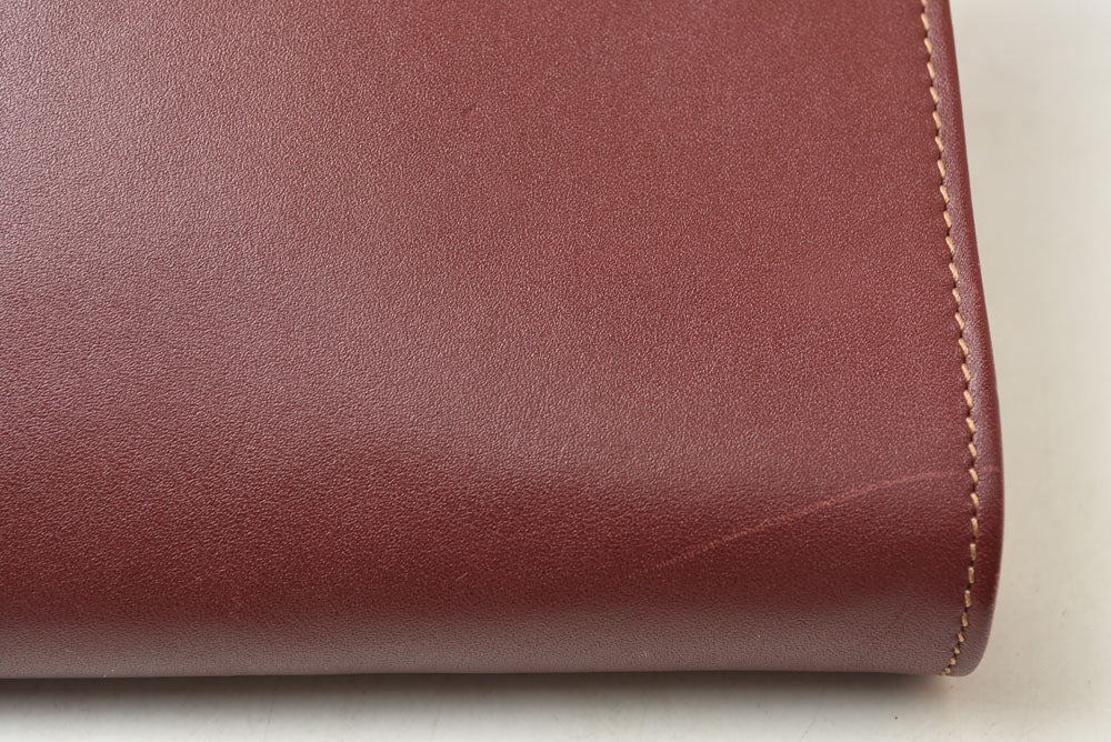 カルティエ クラッチバッグ Cartier マスト ドゥ カルティエ ヴィンテージ バッグ レザー ボルドー【中古】