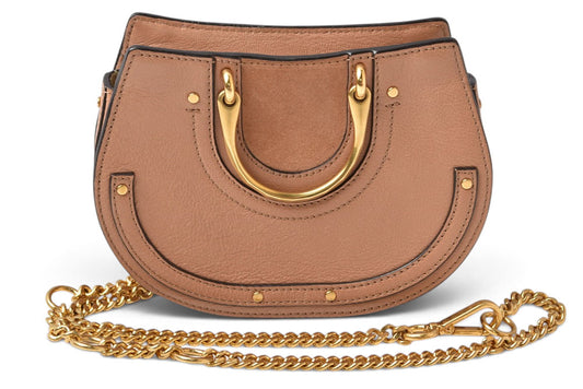 クロエ ハンドバッグ/チェーンショルダーバッグ Chloe ピクシー 2WAYバッグ ピンクベージュ レディース【中古】