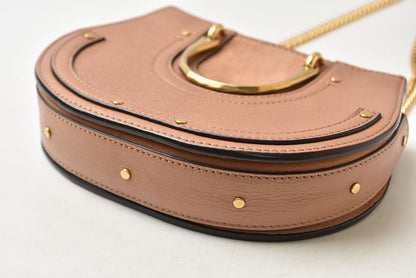 クロエ ハンドバッグ/チェーンショルダーバッグ Chloe ピクシー 2WAYバッグ ピンクベージュ レディース【中古】