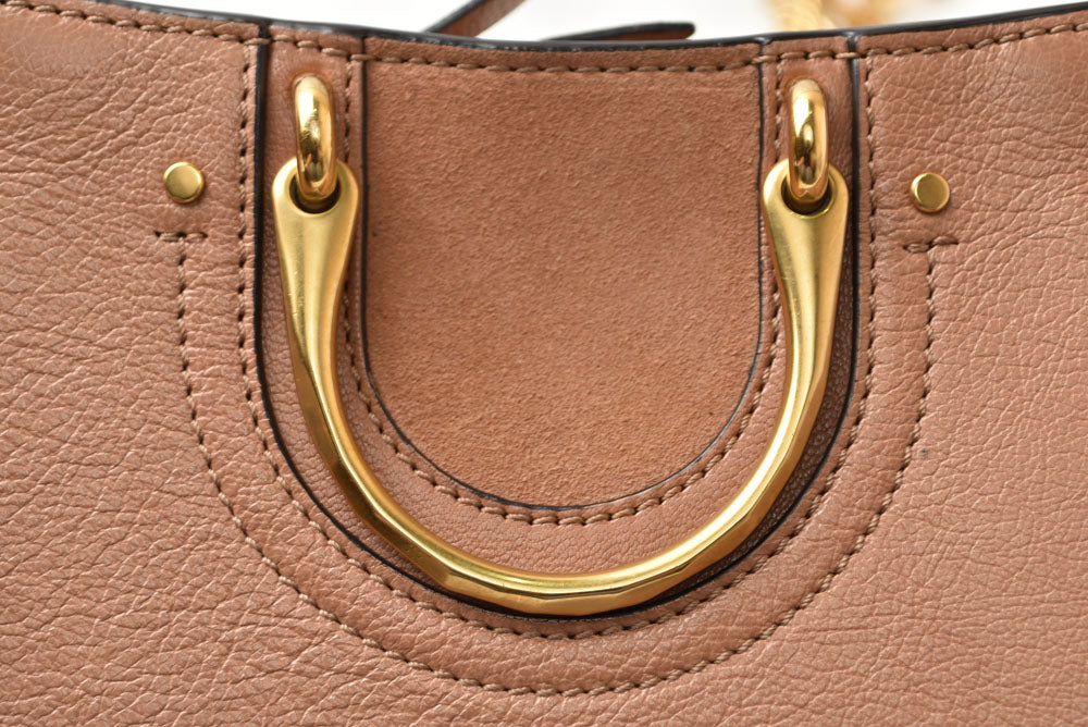クロエ ハンドバッグ/チェーンショルダーバッグ Chloe ピクシー 2WAYバッグ ピンクベージュ レディース【中古】