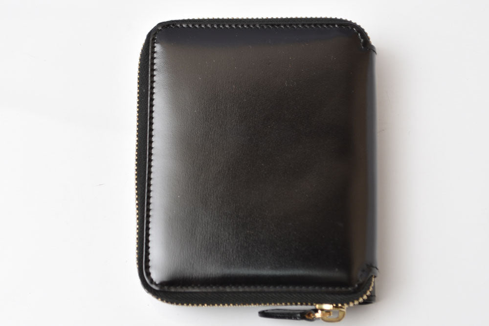 グッチ 財布 GUCCI ヴィンテージ 折財布 035.2184 Gロゴ レザー ブラック【中古】