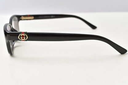 グッチ アイウェア/眼鏡/メガネ フレーム レンズ入 GUCCI GG3670F ブラック/ライン入り【中古】