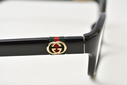 グッチ アイウェア/眼鏡/メガネ フレーム レンズ入 GUCCI GG3670F ブラック/ライン入り【中古】