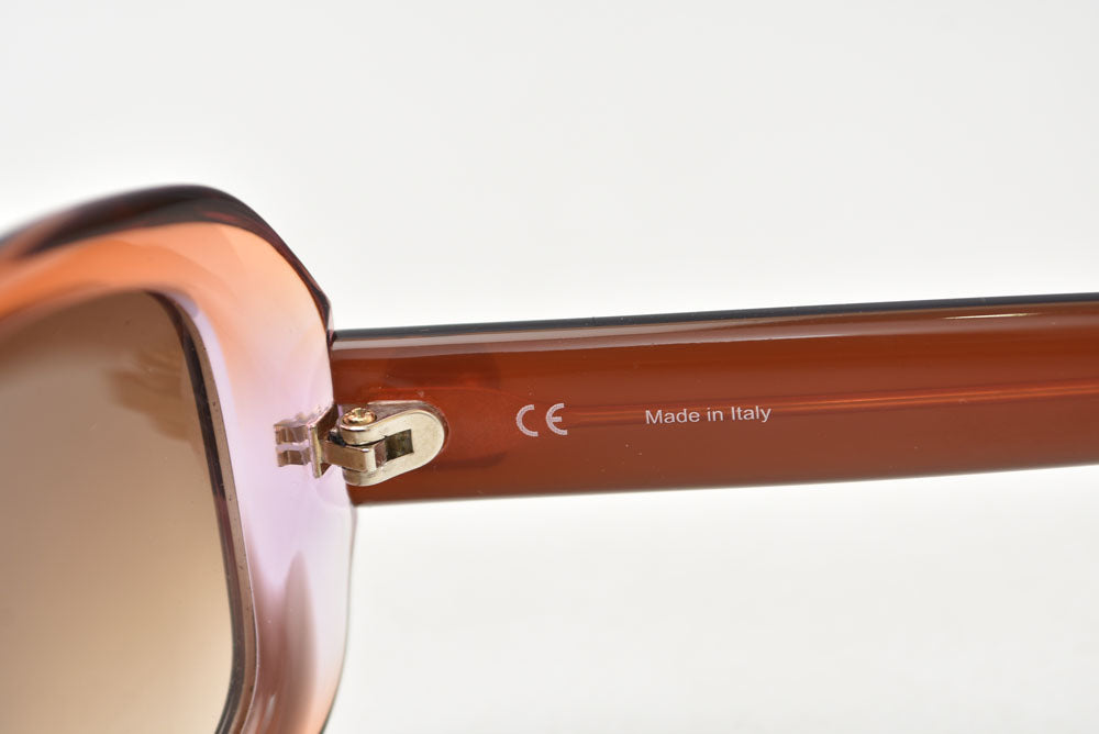 ロエベ サングラス/アイウェア LOEWE アナグラムロゴ SLW780G ピンクブラウン レディース【中古】