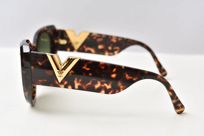 ルイヴィトン サングラス/アイウェア LOUIS VUITTON マイフェアレディー Z0904E レジン ブラウン レディース【中古】