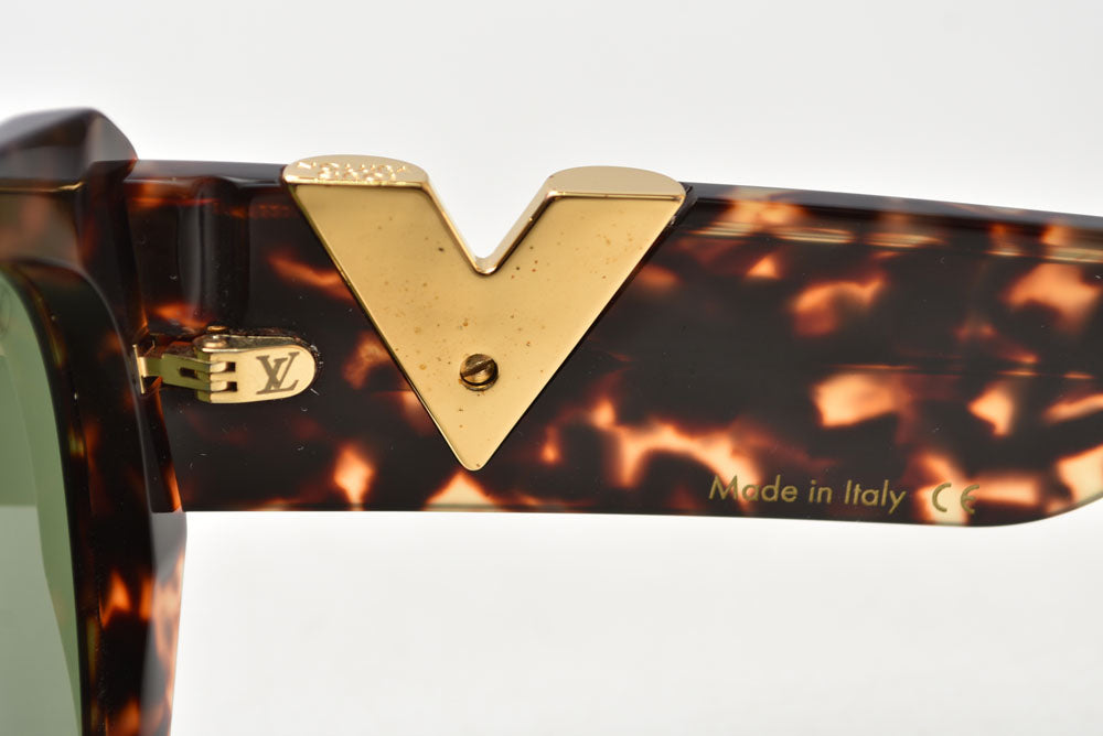 ルイヴィトン サングラス/アイウェア LOUIS VUITTON マイフェアレディー Z0904E レジン ブラウン レディース【中古】