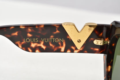 ルイヴィトン サングラス/アイウェア LOUIS VUITTON マイフェアレディー Z0904E レジン ブラウン レディース【中古】