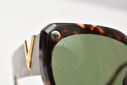 ルイヴィトン サングラス/アイウェア LOUIS VUITTON マイフェアレディー Z0904E レジン ブラウン レディース【中古】