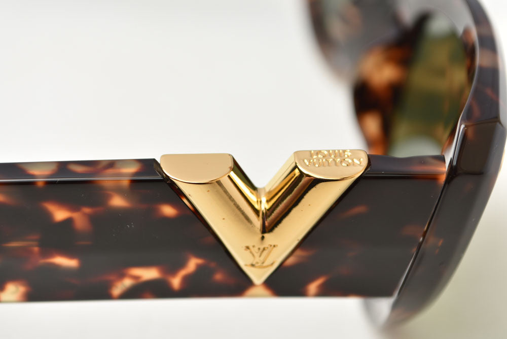 ルイヴィトン サングラス/アイウェア LOUIS VUITTON マイフェアレディー Z0904E レジン ブラウン レディース【中古】