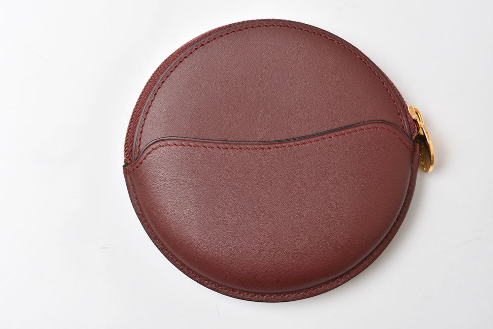 カルティエ コインケース/小銭入れ Cartier ヴィンテージ 財布 マスト ドゥ カルティエ ボルドー【中古】