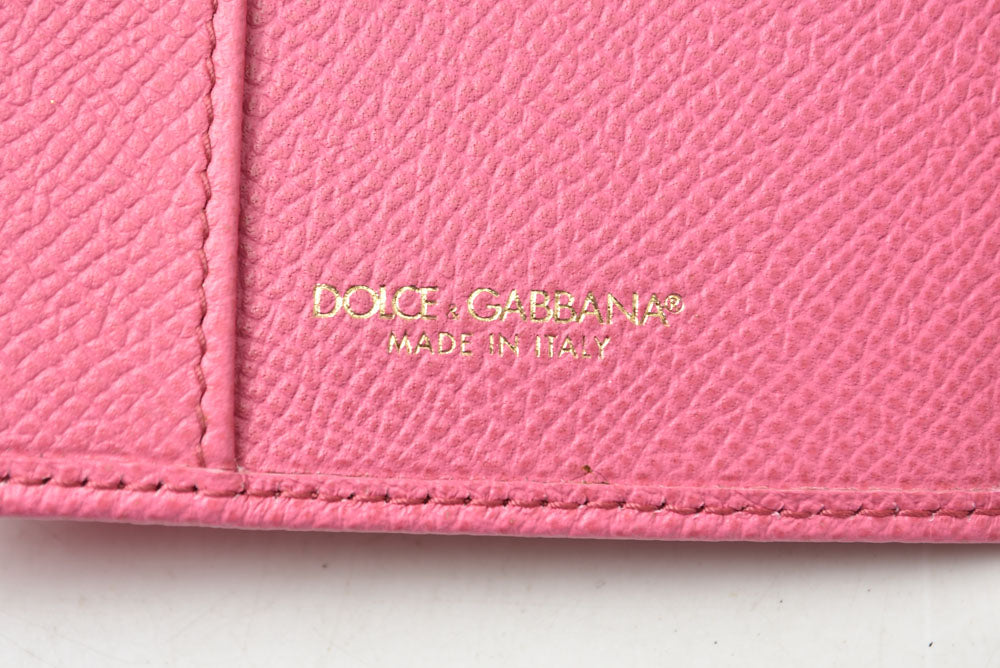 ドルチェ＆ガッバーナ 手帳カバー/パスポートケース DOLCE&GABBANA ピンク レディース【中古】